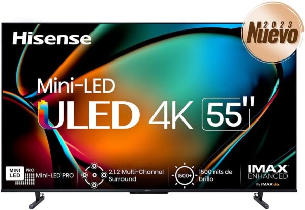 #2 Hisense ULED U8K 55" Mini-LED TV