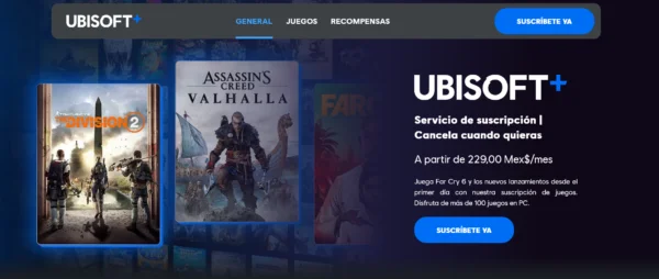 Llega Ubisoft+ con más de 100 juegos para PC